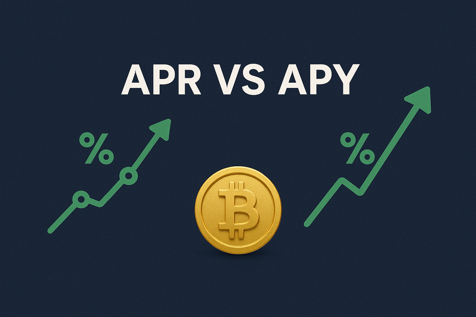 График доходности в криптовалютах с показателями APY и APR